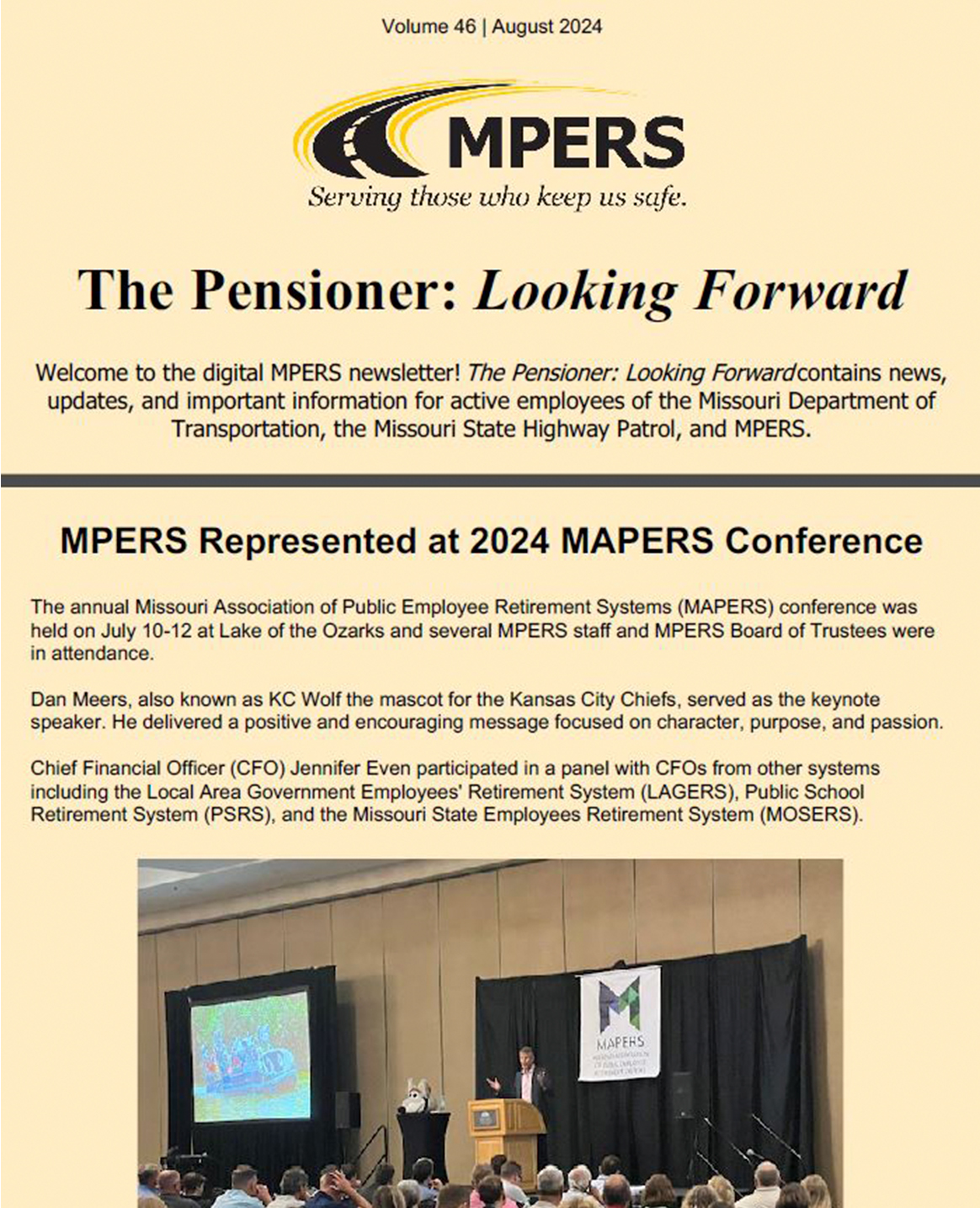 Newsletters MoDOT & Patrol Employees' Retirement System